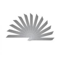华杰文具学生小号9mm美工刀片 单面剪纸刀片 办公用品壁纸刀刀片