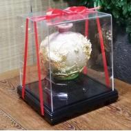 【龙凤呈祥天地方圆】景德镇精品结晶袖天地方圆与漆线雕的完美结合！ 高28cm