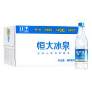 恒大冰泉长白山天然矿泉水小瓶户外饮用水500mL*24瓶包邮整箱批发